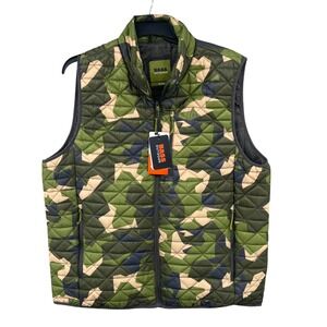 Bass Outdoor Mens BWarm Packable Quilted Puffer Vest XXL Camouflage